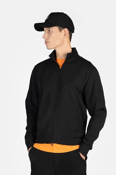 ATHLETIC SLIM FIT TRACK JACKET JET BLACK by BALR.