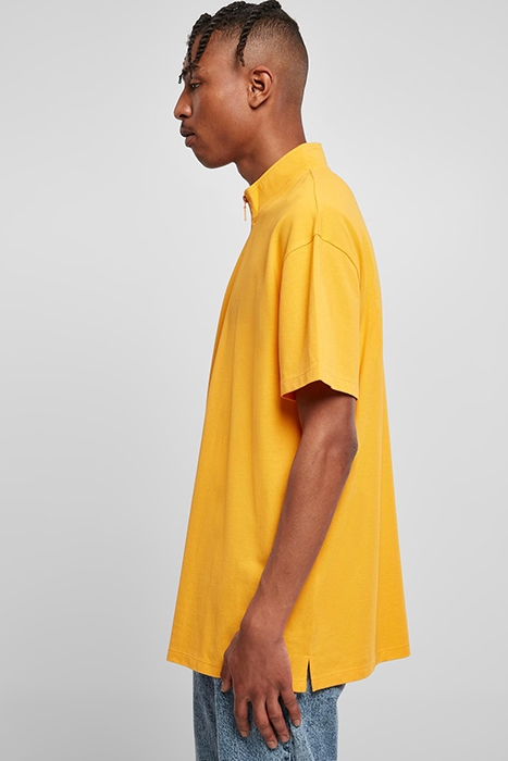 BOXY ZIP PIQUE TEE MAGICMANGO 5