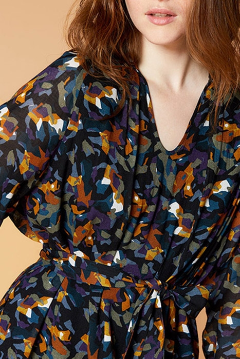 ROYCE - SAGE DRESS WITH ARTY CAMO PRINT 5