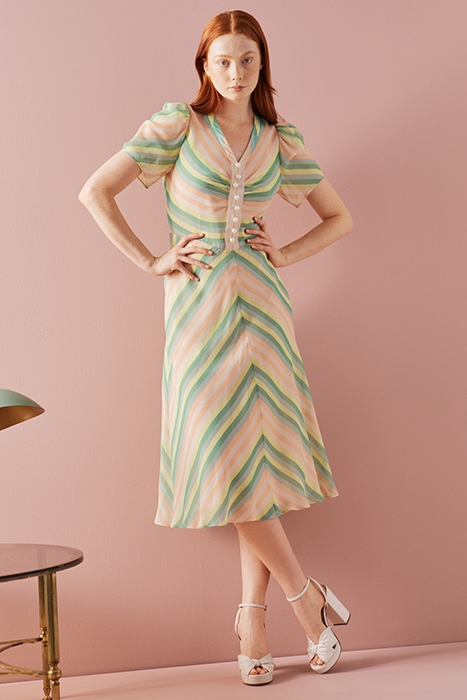 HOLZER MIDI DRESS MULTICOLOR 2