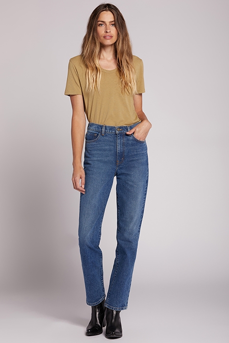 THE SOULMATE HIGH RISE STRAIGHT LEG JEAN LIGHTHOUSE 1