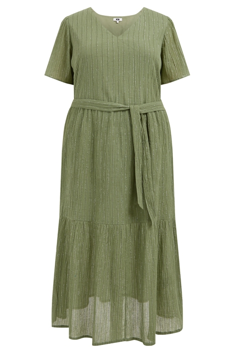 DRESS MID LENGTH PASTEL GREEN 1