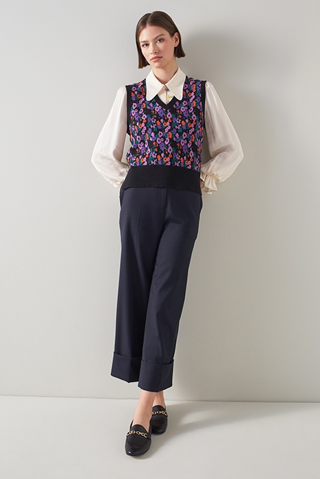 JOY WIDE-LEG & FLARED JEANS NAVY 3