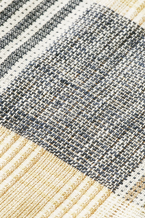 LINEN-BLEND JACQUARD CHECK OVERSHIRT BLUE CHECK 3