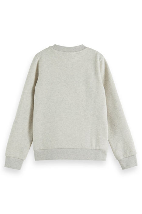 REGULAR-FIT ARTWORK SWEATSHIRT ECRU MELANGE 2