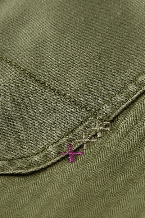 THE PIP UTILITY BOYFRIEND CHINO IN ORGANIC COTTON MILITARY G 3