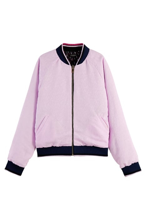 PRINTED REVERSIBLE BOMBER JACKET WITH PADDING IKAT RAIN 3