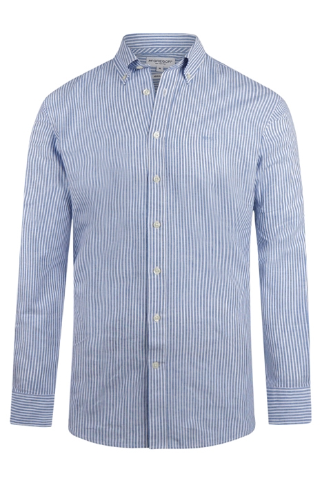 LINEN STRIPE SHIRT LIGHT BLUE 1