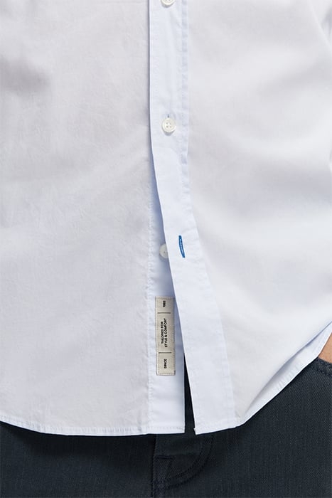 ESSENTIAL - SOLID ORGANIC CO/EA SLIM FIT SHIRT BLUE 4