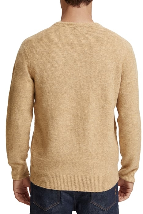 REGULAR FIT SOFTY-KNIT MELANGE PULL CAMEL 2