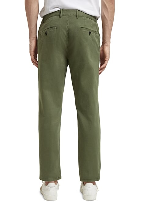 DRIFT GARMENT-DYED STRETCH TWILL CHINO ARMY 2
