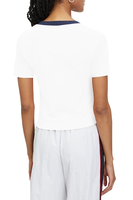 LUDHIANA V-NECK TEE BRIGHT WHITE 2