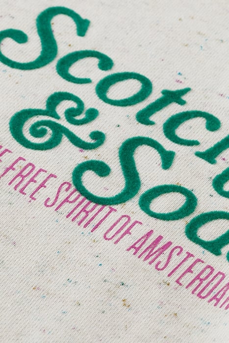 RELAXED FIT ARTWORK SWEATSHIRT OFF WHITE 7