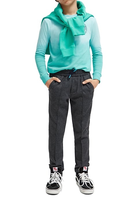 RELAXED SLIM-FIT KNITTED PANTS ANTRA MELANGE 3