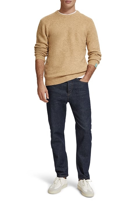 REGULAR FIT SOFTY-KNIT MELANGE PULL CAMEL 3