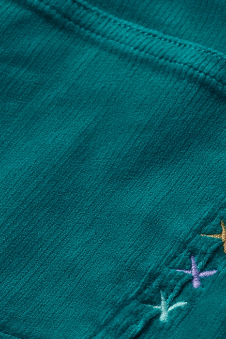 THE WAVE HIGH RISE SUPER WIDE JEANS IN CORDUROY JADE 8