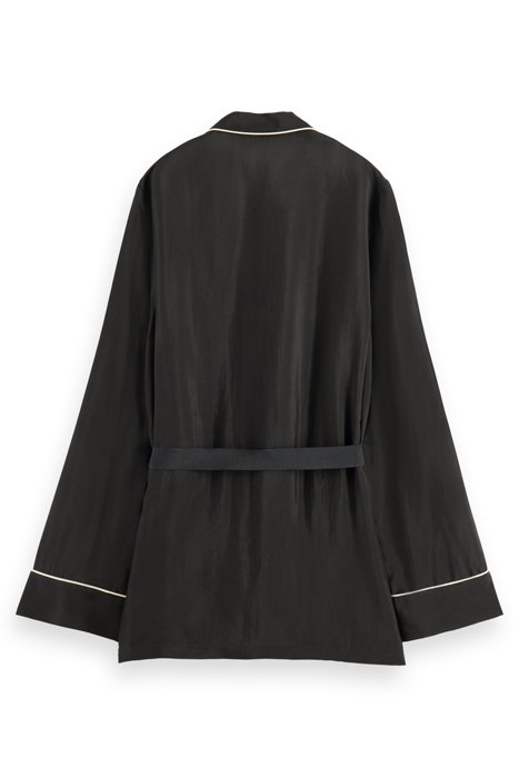 EMBROIDERED OCCASION PYJAMA BLAZER EVENING BLACK 6