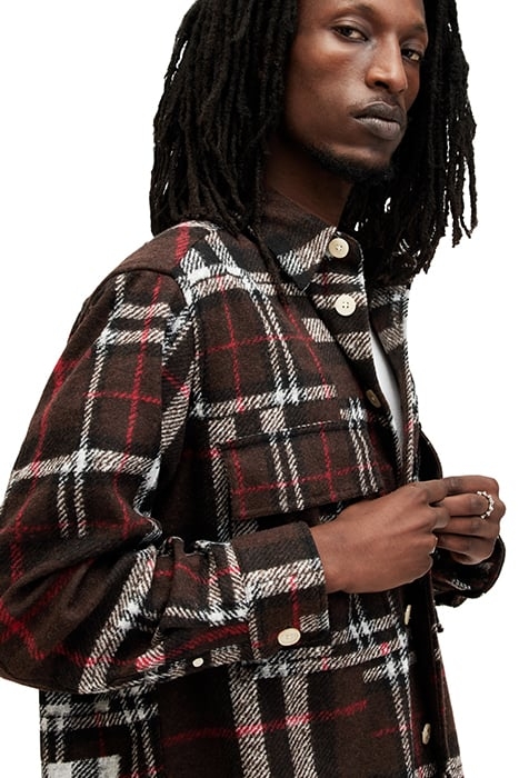 REDWOOD LS SHIRT HENNA BROWN 6