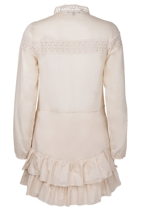 SADIE DRESS DUSTY WHITE DUSTY WHITE 2