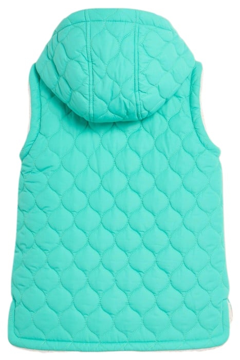 UNISEX BORG GILET LIGHT NATURAL 2