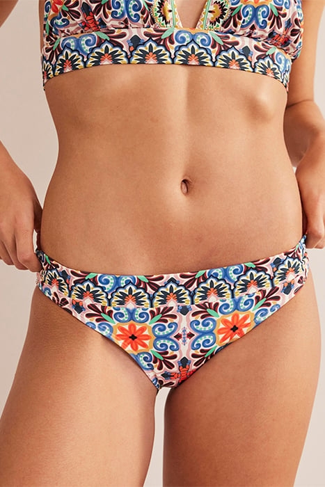 ITHACA PANEL BIKINI BOTTOMS MULTI, TAPESTRY TILE 1