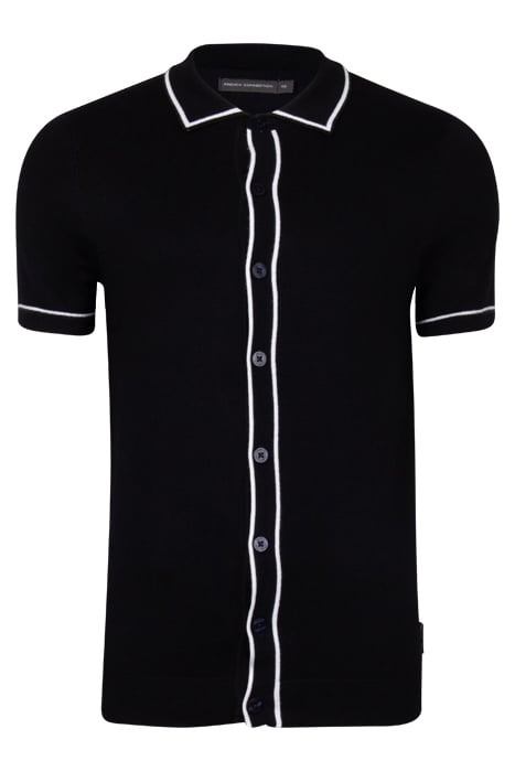 LUX TIPPED BUTTON THRU SS MARINE / ECRU 1