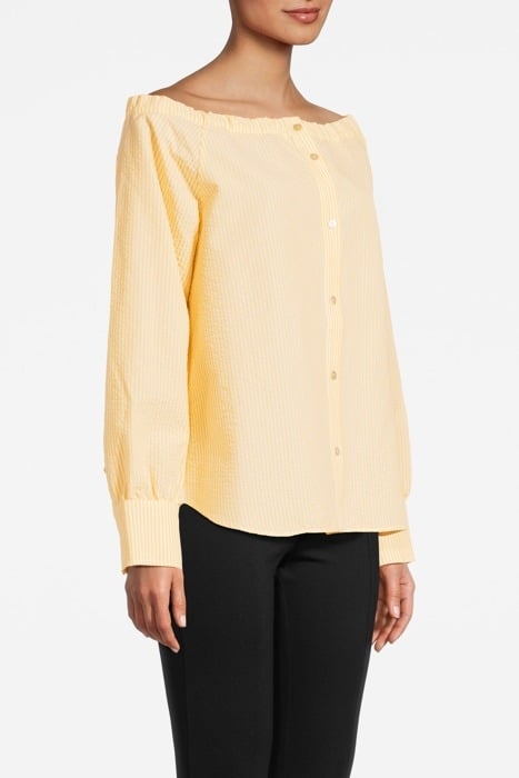 TIDAL SHIRT YELLOW-WHITE STRIPE 4
