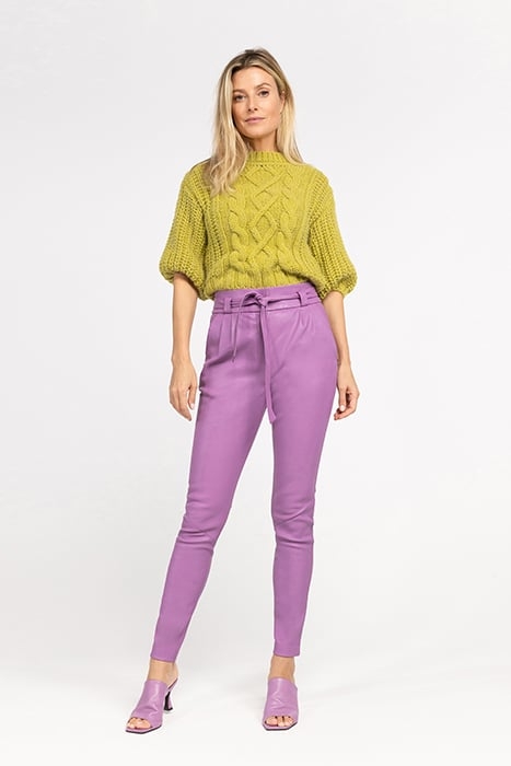 PAULA STRETCH LEATHER WILD ROSE 1