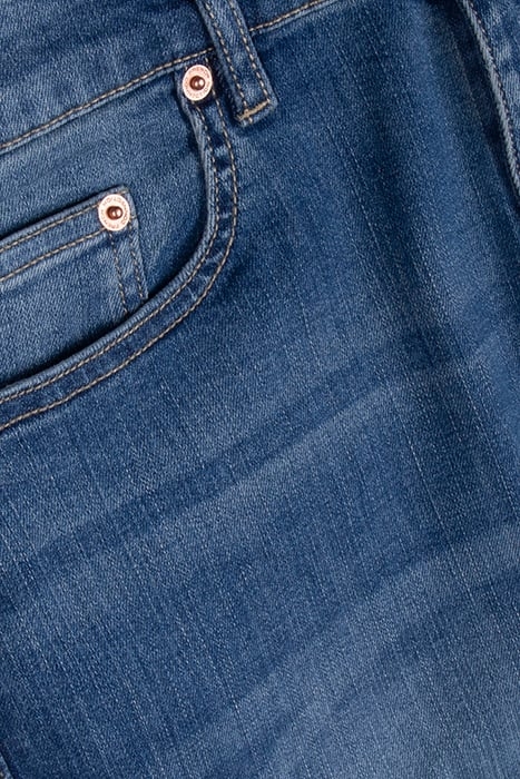 HIGH RISE SLIM STRAIGHT JEAN BLUE MID 3