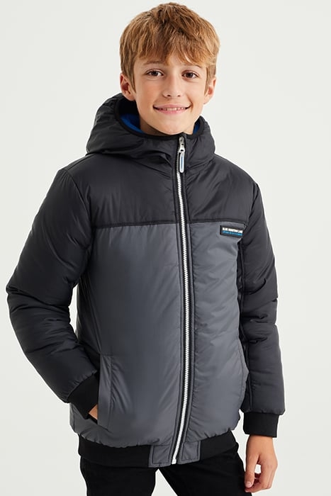 JACKET REVERSIBLE BOMBER BLACK 6