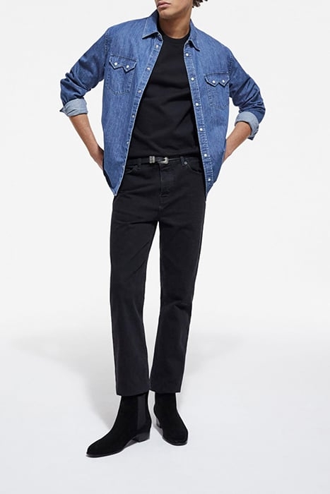 WESTERN BLUE DENIM SHIRT BLUE DENIM 3