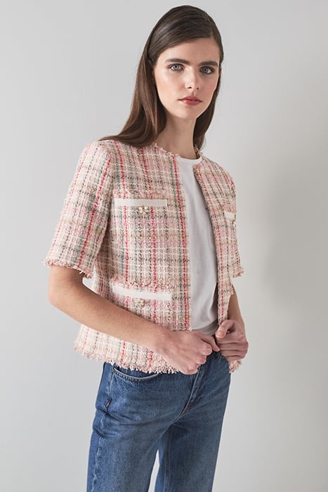 JK MABEL TWEED SHORT SLEE MULTI 3