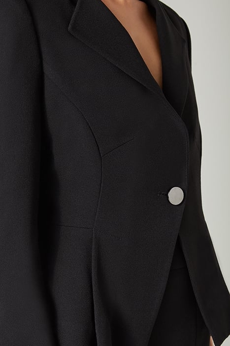 JK SKY - V NECK LAPEL JAC BLACK 5