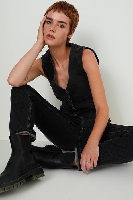 5POCKET HIGH WAIST LIGHT GREY 5