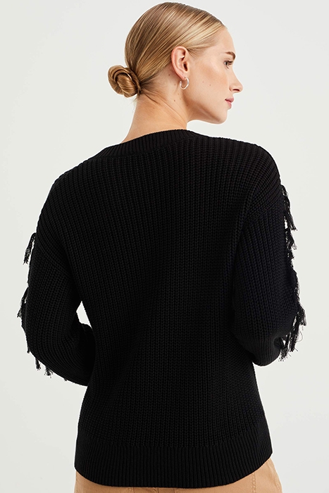 KNITTED PULLOVER BLACK 2