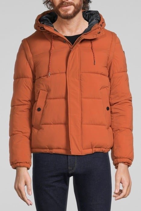 BRICK PADDED JACKET WITH DETACHABLE SLEEVES BRICK 1