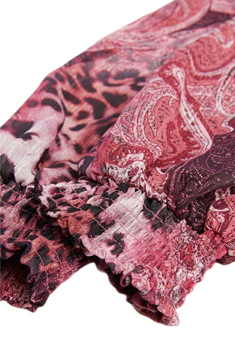 LS LACE UP FLARED LU PURPLE KASHMIR PRINT 8