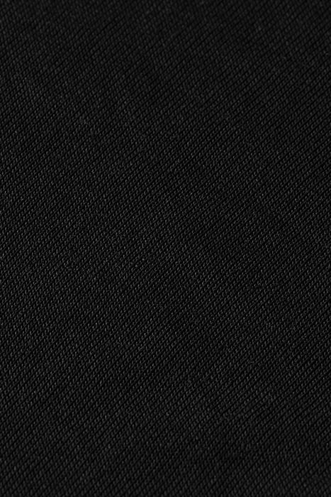 SHOULDER PADDED LONG SLEEVE TOP EVENING BLACK 6