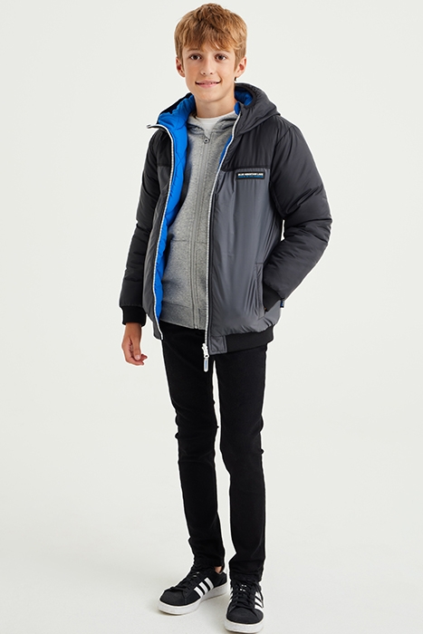 JACKET REVERSIBLE BOMBER BLACK 5