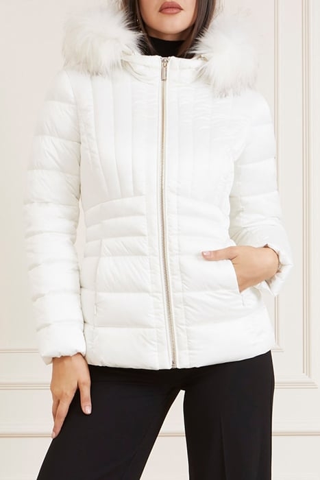 MARIAH PUFFER JACKET PALE WINTER PEARL 1