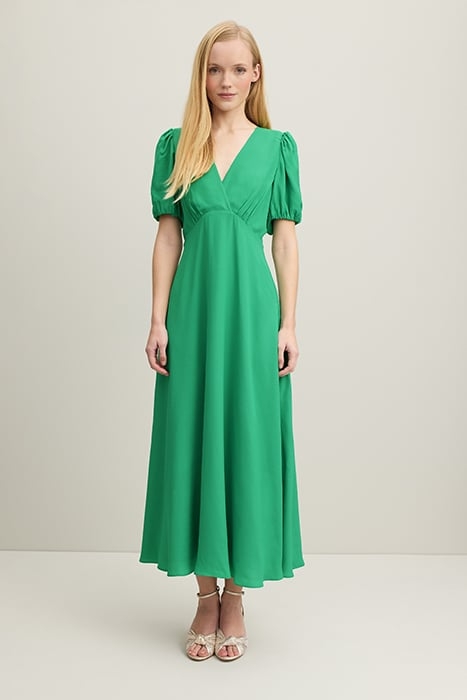 HERMIA V MIDI DRESS GREEN 1