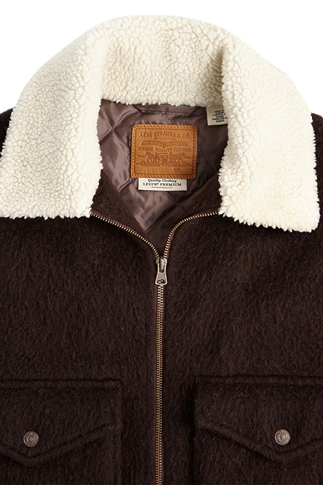 BABY FAUX FUR JACKET BROWN 7