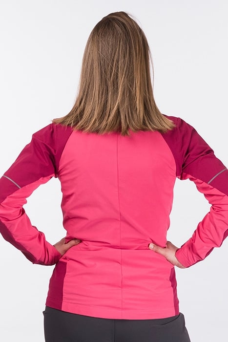 SLINGSBY LT SOFTSHELL W JKT BEET RED / RASPBERRY / SILVER GR 2