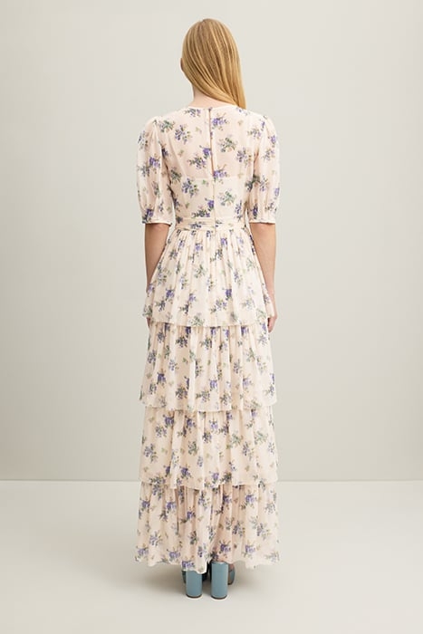 BOUVIER TIERED MAXI DRESS CREAM 2