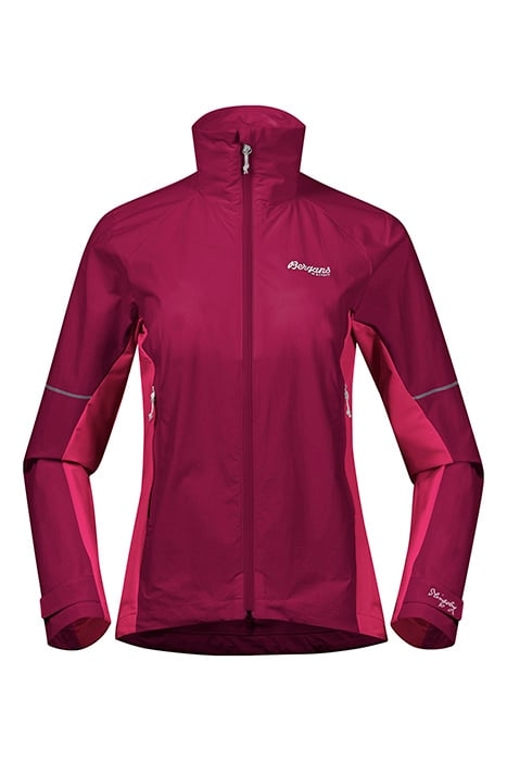 SLINGSBY LT SOFTSHELL W JKT BEET RED / RASPBERRY / SILVER GR 3
