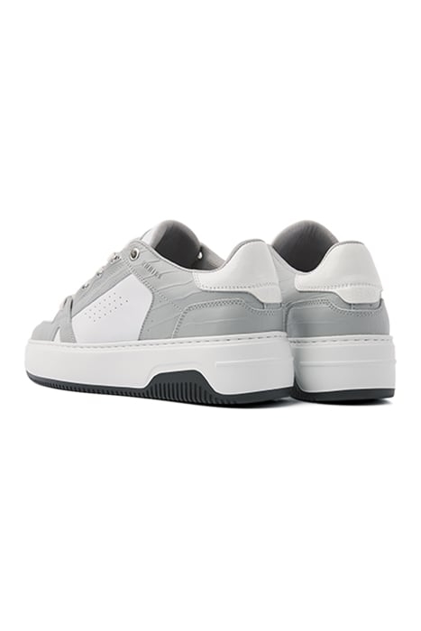 BASKET BUXTON (L) WHITE LEATHER - GREY 4