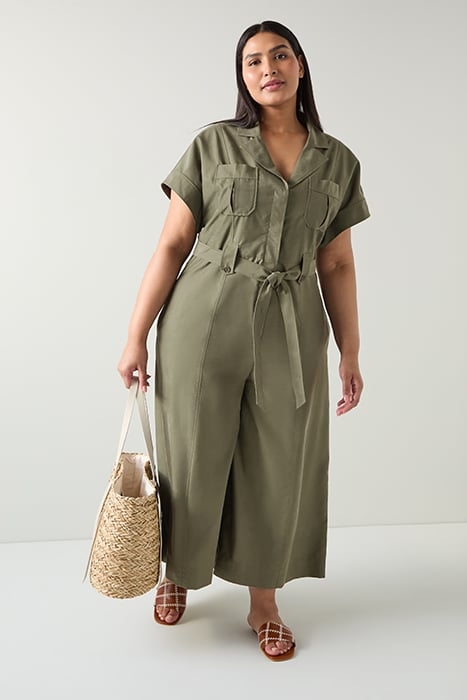 ISLA UTILITY JUMPSUIT KHAKI 3
