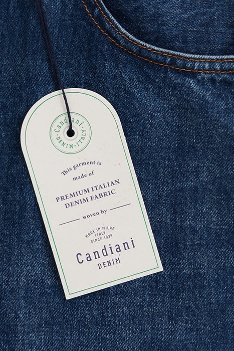 AUSTIN SELVEDGE DENIM COTTON MID BLUE 3