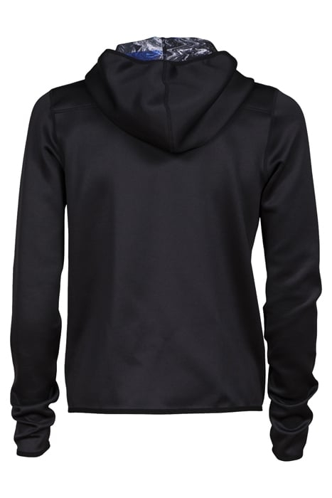 M HOODED SPACER REVERSIBLE F/Z JACKET BLACK-IRIDESCENT STRIP 5