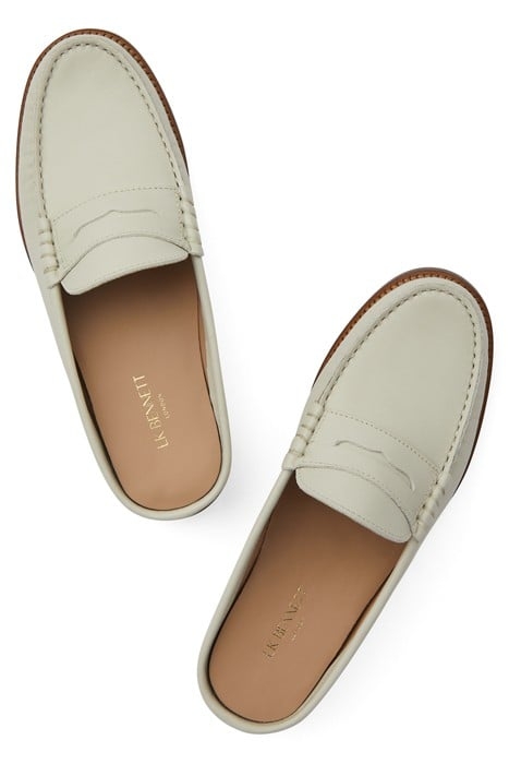 OSLO BACKLESS MULE ECRU 4